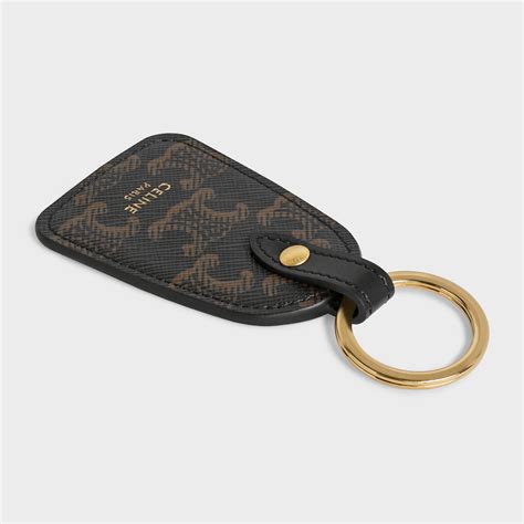 celine card holder keychain|celine canvas key holder.